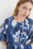 Nigella Dress - Cyanotype Floral