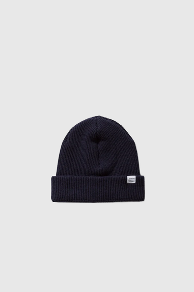 Norse Standard Merino Lambswool Beanie - Dark Navy