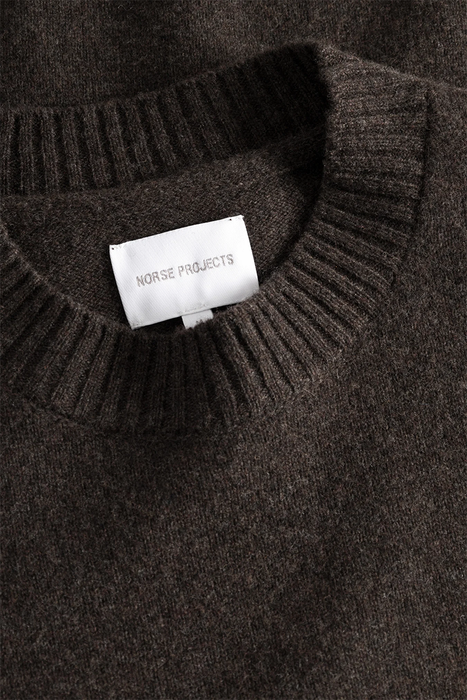 Norse Standard Merino Lambswool Sweater - Heathland Brown