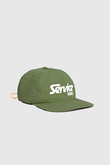 Nylon Drivers Cap - Olive
