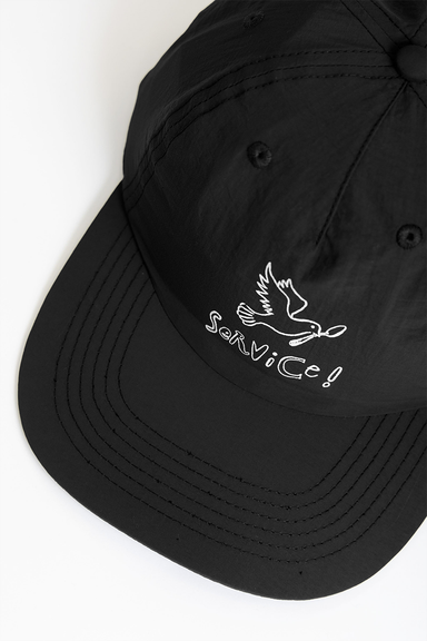 Nylon Dove Cap - Black