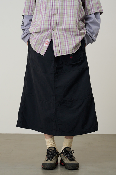 Nylon Utility Skirt - Black