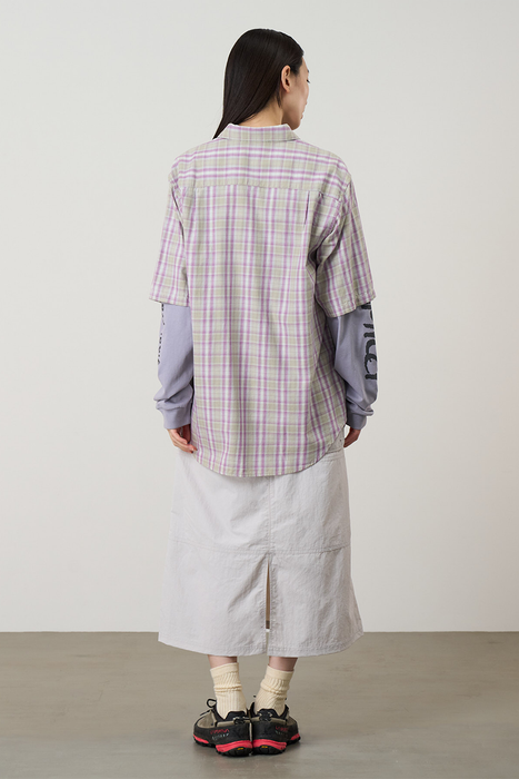 Nylon Utility Skirt - Ecru