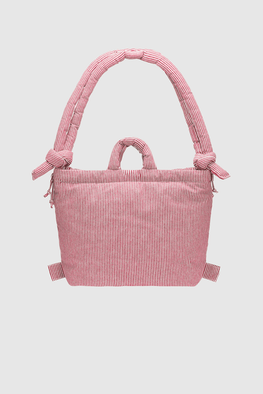 Ona Soft Bag - Cotton Red Stripe