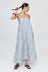 Ophelia Dress - Bleu Stripe