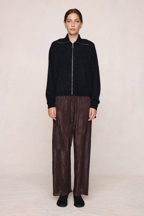 Oscar Zip Up - Black