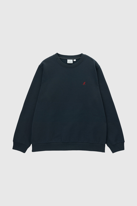 One Point Crew Sweatshirt - Vintage Black