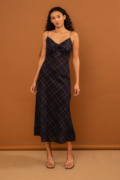 Ophelia Dress - Midnight Forest Tartan