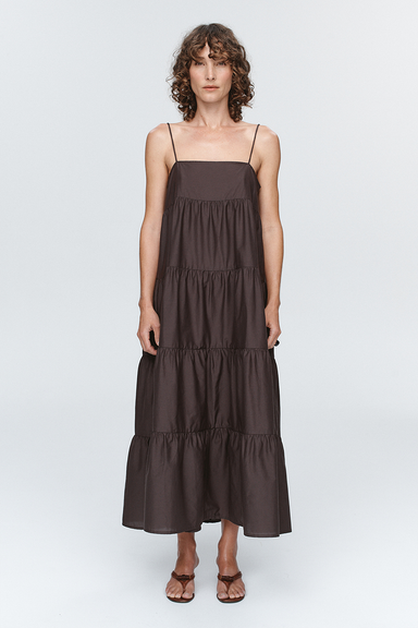 Ophelia Dress - Tapenade