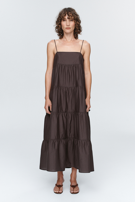 Ophelia Dress - Tapenade