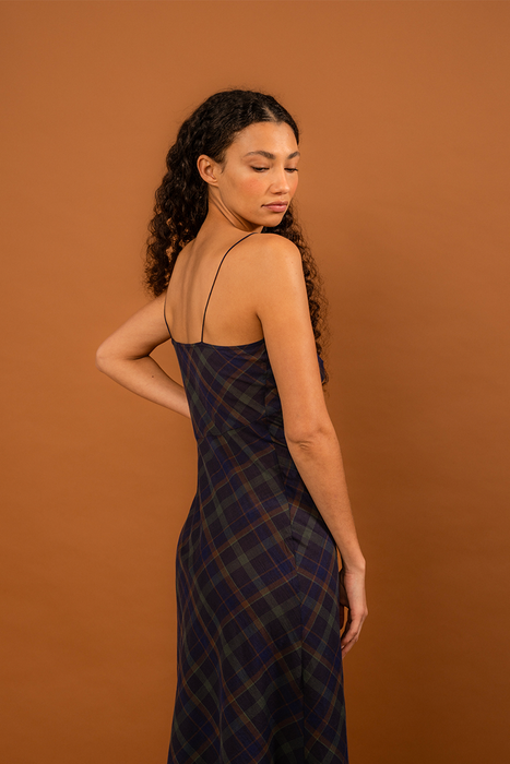 Ophelia Dress - Midnight Forest Tartan