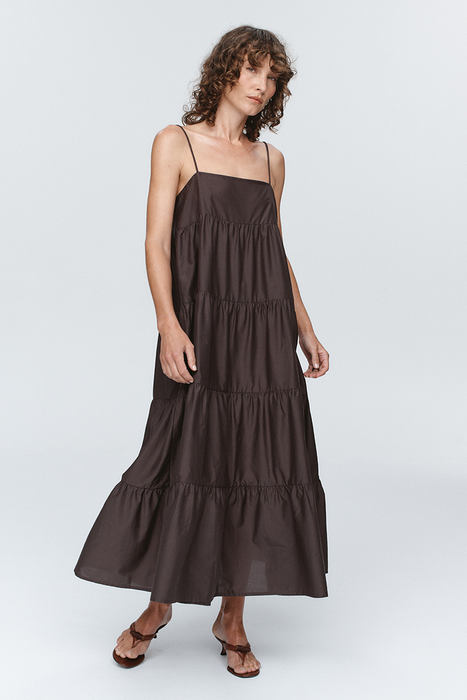 Ophelia Dress - Tapenade