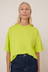 Oversized Boxy Tee - Fluro Yellow