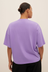 Oversized Boxy Tee - Cool Violet