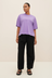 Oversized Boxy Tee - Cool Violet