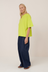 Oversized Boxy Tee - Fluro Yellow