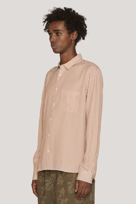 Curtis Shirt - Brown / Ecru