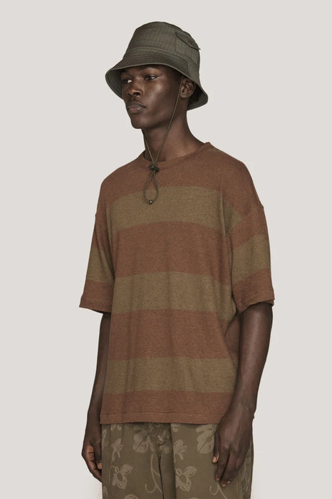 Triple T-Shirt - Brown / Olive