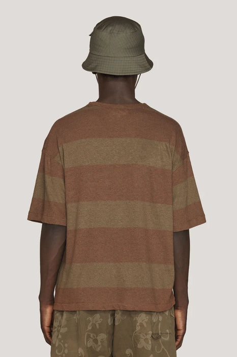 Triple T-Shirt - Brown / Olive