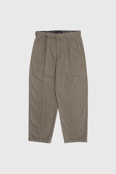 Pleated Work Pant - Pewter Green