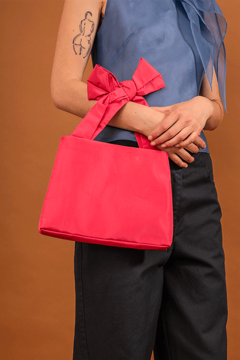 Bow Bag - Hot Pink