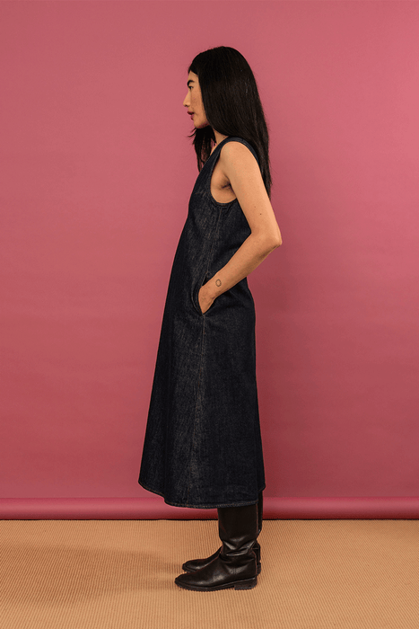 Lyrical Dress - Indigo Denim