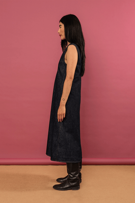 Lyrical Dress - Indigo Denim