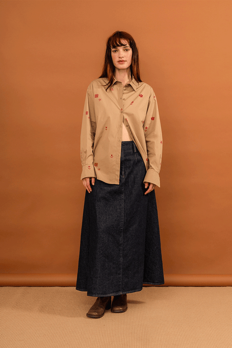 Mazar Skirt - Indigo Denim