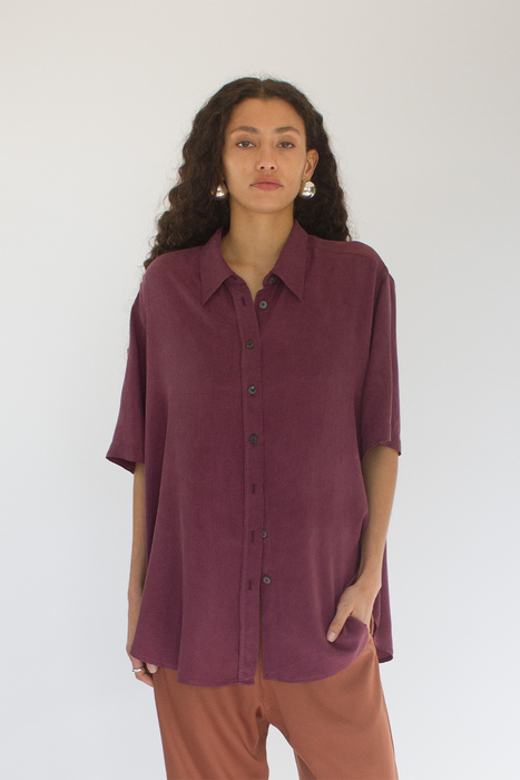 Painter Shirt - Plum