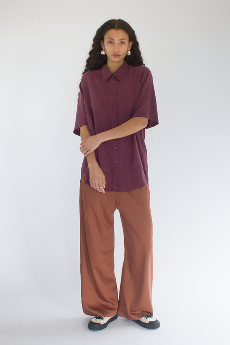 Painter Shirt - Plum