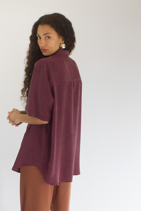 Painter Shirt - Plum