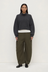 Paris Wool Cashmere Knit Turtleneck - Charcoal Marle
