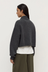 Paris Wool Cashmere Knit Turtleneck - Charcoal Marle