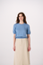 Pearl Top - Celeste Blue