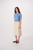Pearl Top - Celeste Blue