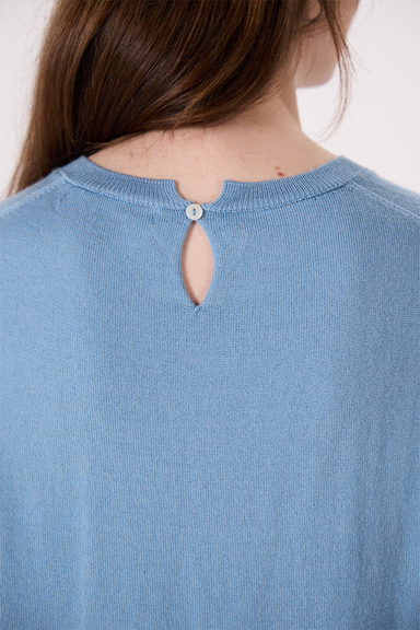 Pearl Top - Celeste Blue