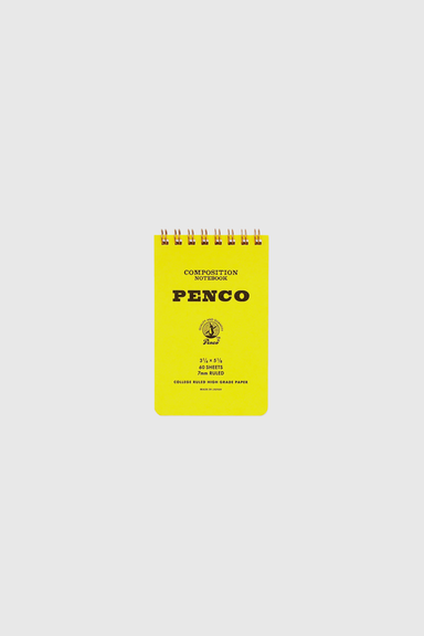 Coil Notepad Small - Yellow