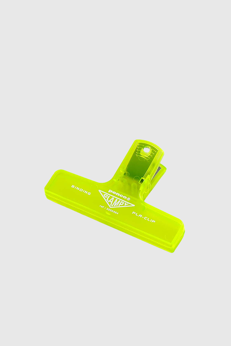 Penco Plastic Clip - Clear Yellow