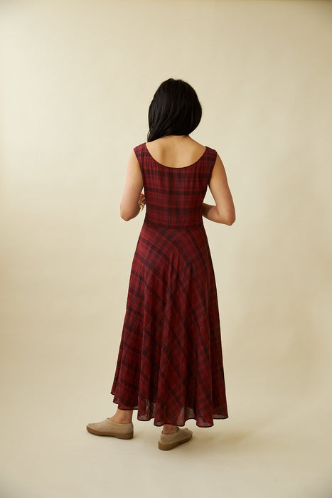 Cleo Dress - Dahlia Tartan