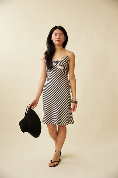 Ophelia Dress - Midnight Stripe