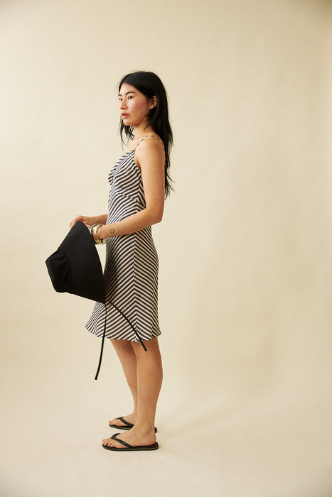 Ophelia Dress - Midnight Stripe