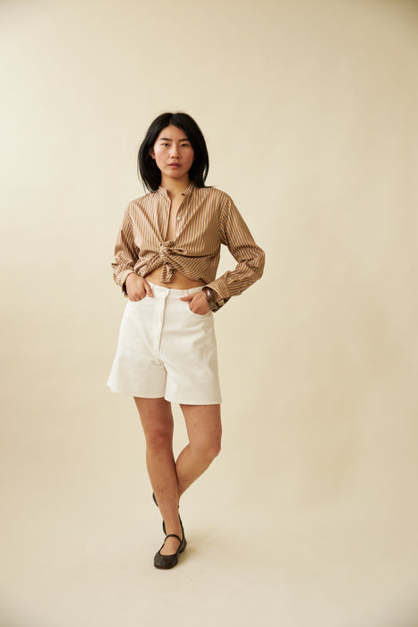 Freddie Shorts - White Denim