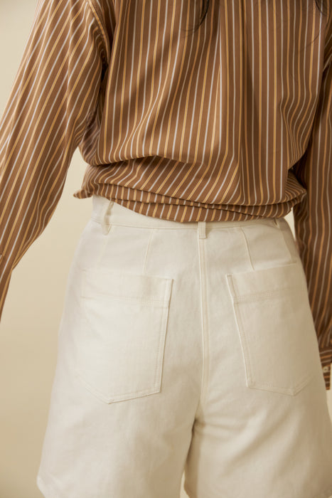 Freddie Shorts - White Denim