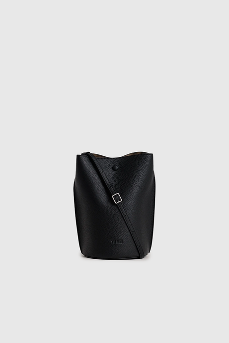 Phoebe Bucket - Black Deer Nappa