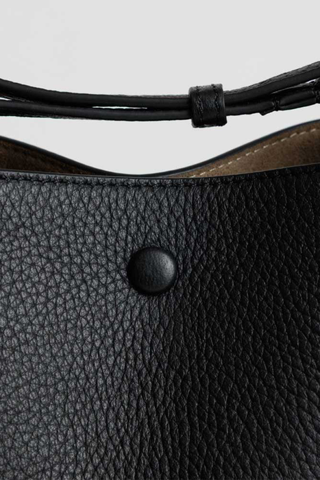 Phoebe Bucket - Black Deer Nappa