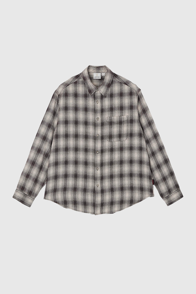 Piled Flannel Shirt - Slate