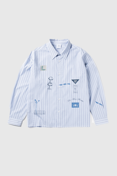 Please Hold Shirt - Blue