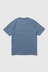 Pocket Tee Indigo Stripe - Sax