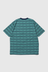 Pocket Tee Jacquard Stripe - Sax