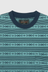 Pocket Tee Jacquard Stripe - Sax